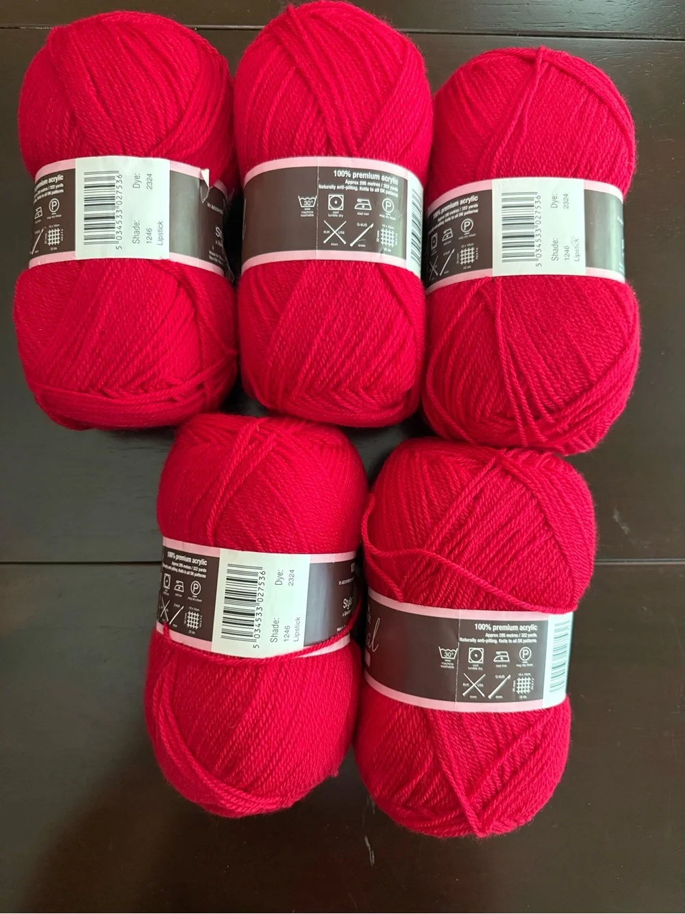 Stylecraft five skeins
